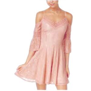 NWT Pink Parisian Asymmetrical Blush Dress Size Small